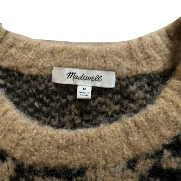 Madewell Crewneck Pullover Sweater in Leopard - Picture 7 of 7
